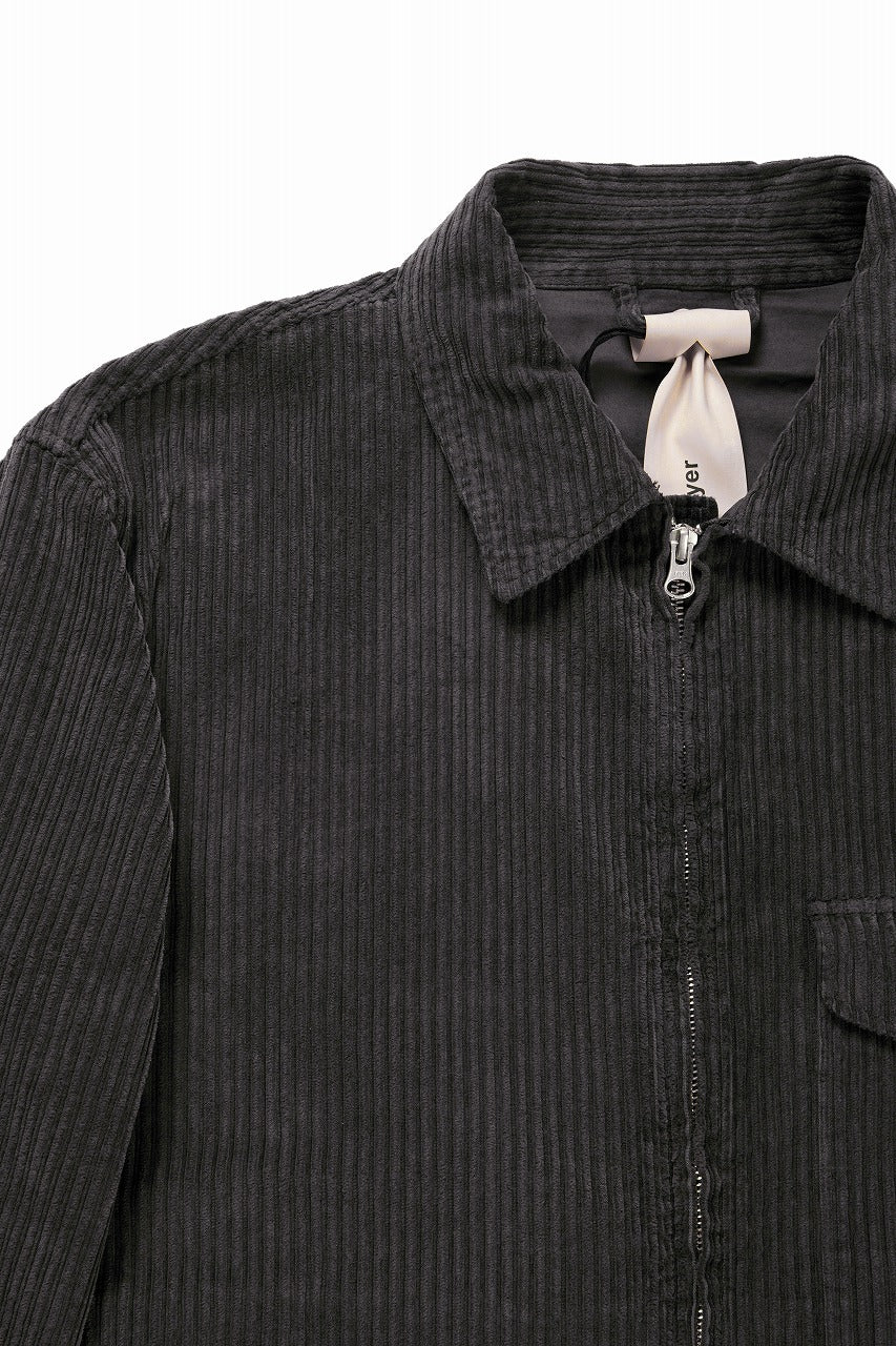 Ten c MID LAYER / GARMENT DYED CORDUROY STRETCH (CAFE TURCO)