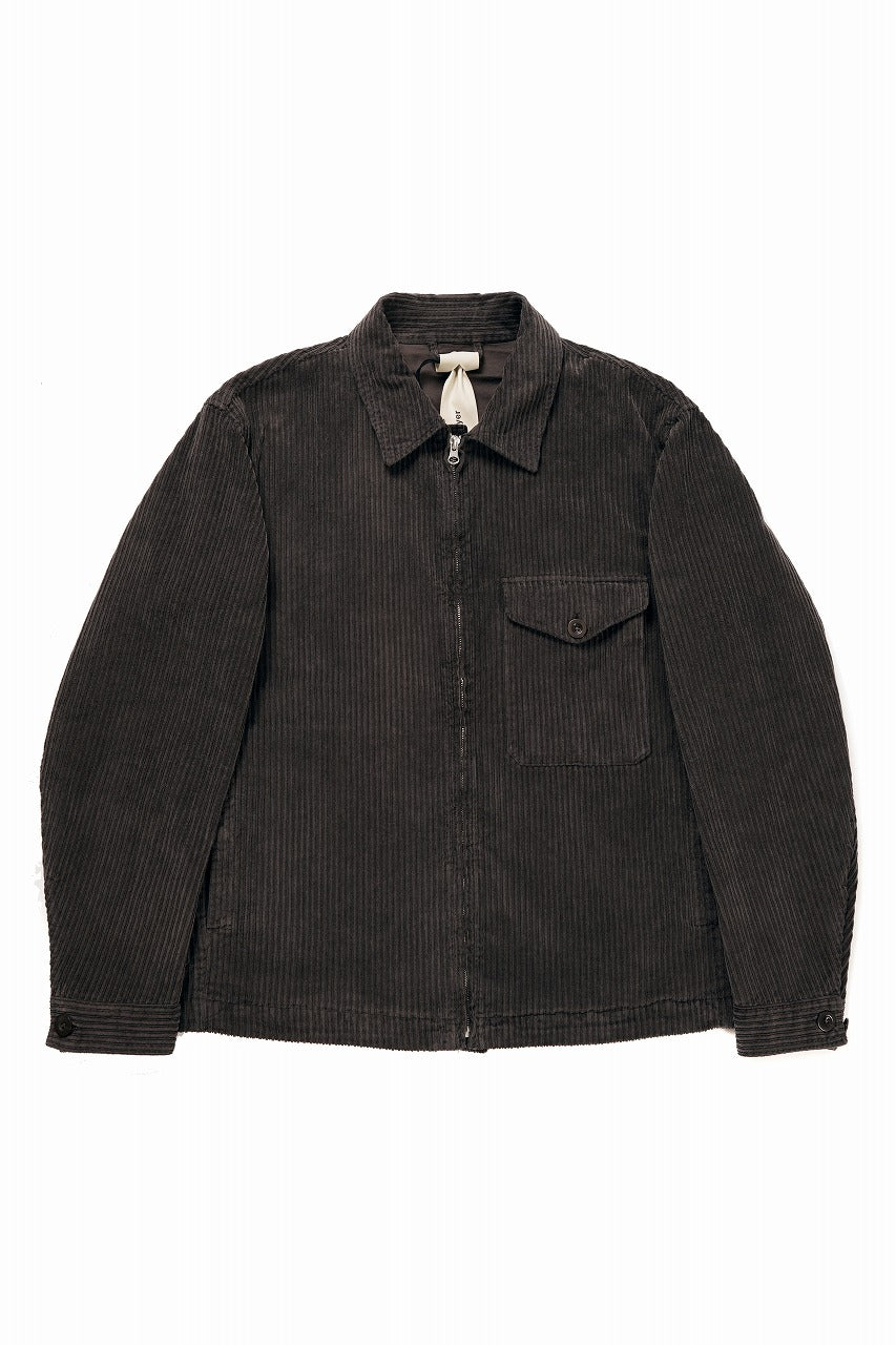 Load image into Gallery viewer, Ten c MID LAYER / GARMENT DYED CORDUROY STRETCH (CAFE TURCO)