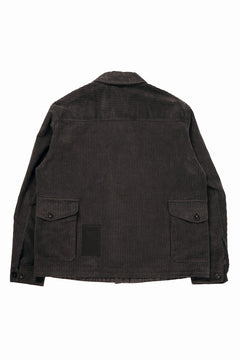 Load image into Gallery viewer, Ten c MID LAYER / GARMENT DYED CORDUROY STRETCH (CAFE TURCO)
