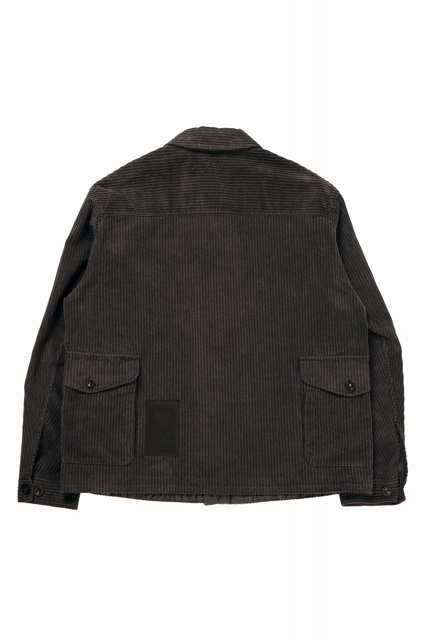 Load image into Gallery viewer, Ten c MID LAYER / GARMENT DYED CORDUROY STRETCH (CAFE TURCO)