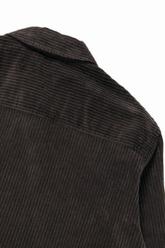 Load image into Gallery viewer, Ten c MID LAYER / GARMENT DYED CORDUROY STRETCH (CAFE TURCO)
