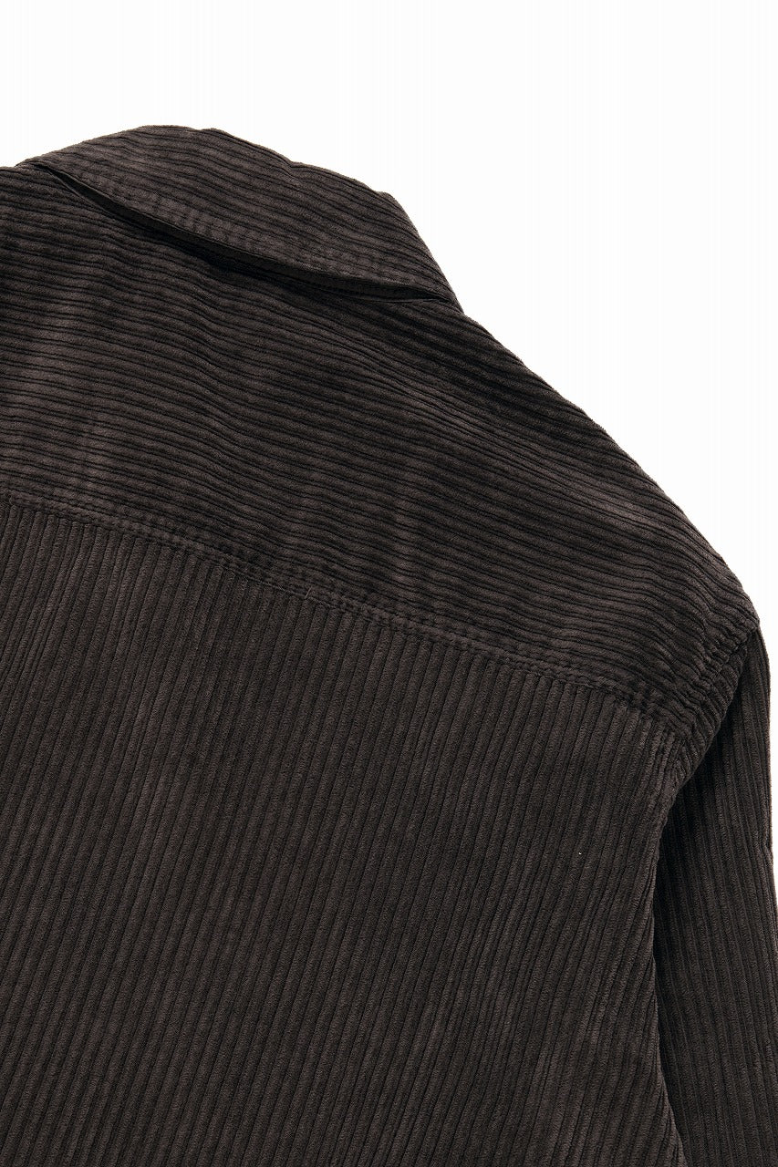 Load image into Gallery viewer, Ten c MID LAYER / GARMENT DYED CORDUROY STRETCH (CAFE TURCO)
