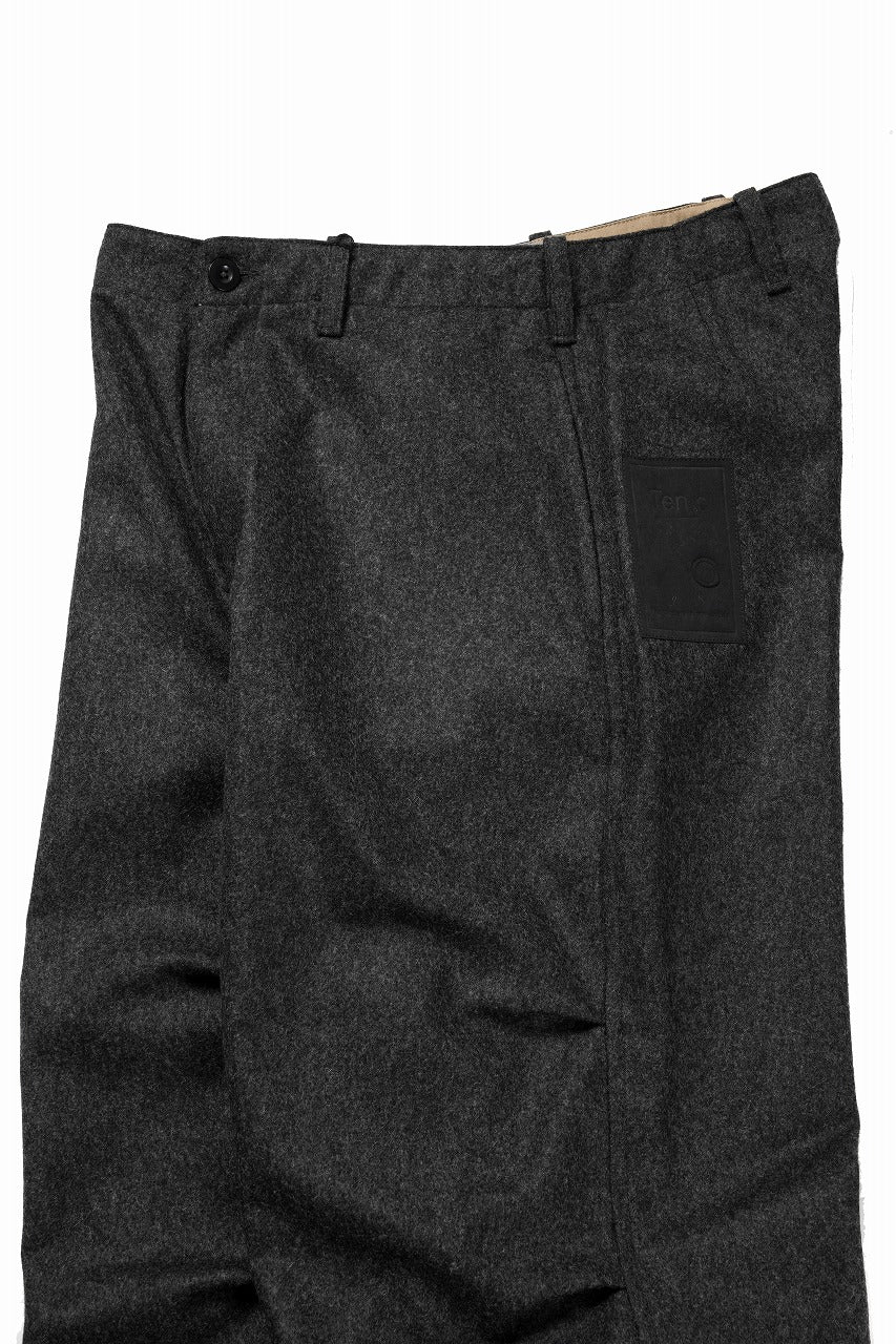 Load image into Gallery viewer, Ten c PANTALONE CARGO - TASCONATO / MILITARY WOOL FLANNEL (VEDVA NERA)