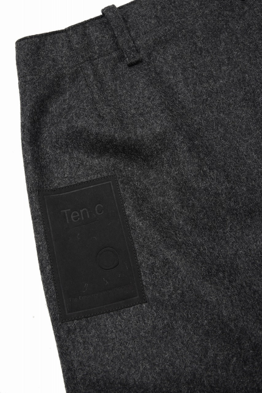 Load image into Gallery viewer, Ten c PANTALONE CARGO - TASCONATO / MILITARY WOOL FLANNEL (VEDVA NERA)