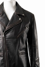 画像をギャラリービューアに読み込む, ISAMU KATAYAMA BACKLASH BUFFALO “GARMENT-WASH OVERDYE” DOUBLE RIDERS (DARK BROWN BLACK)