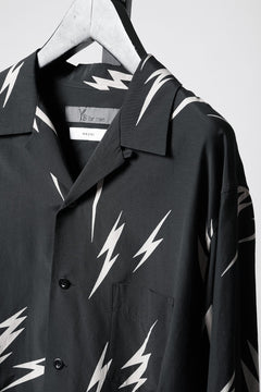 Load image into Gallery viewer, Y's for men x MASSES TE PATTERN DISCHARGE PRINT L/S SHIRT (BLACK)