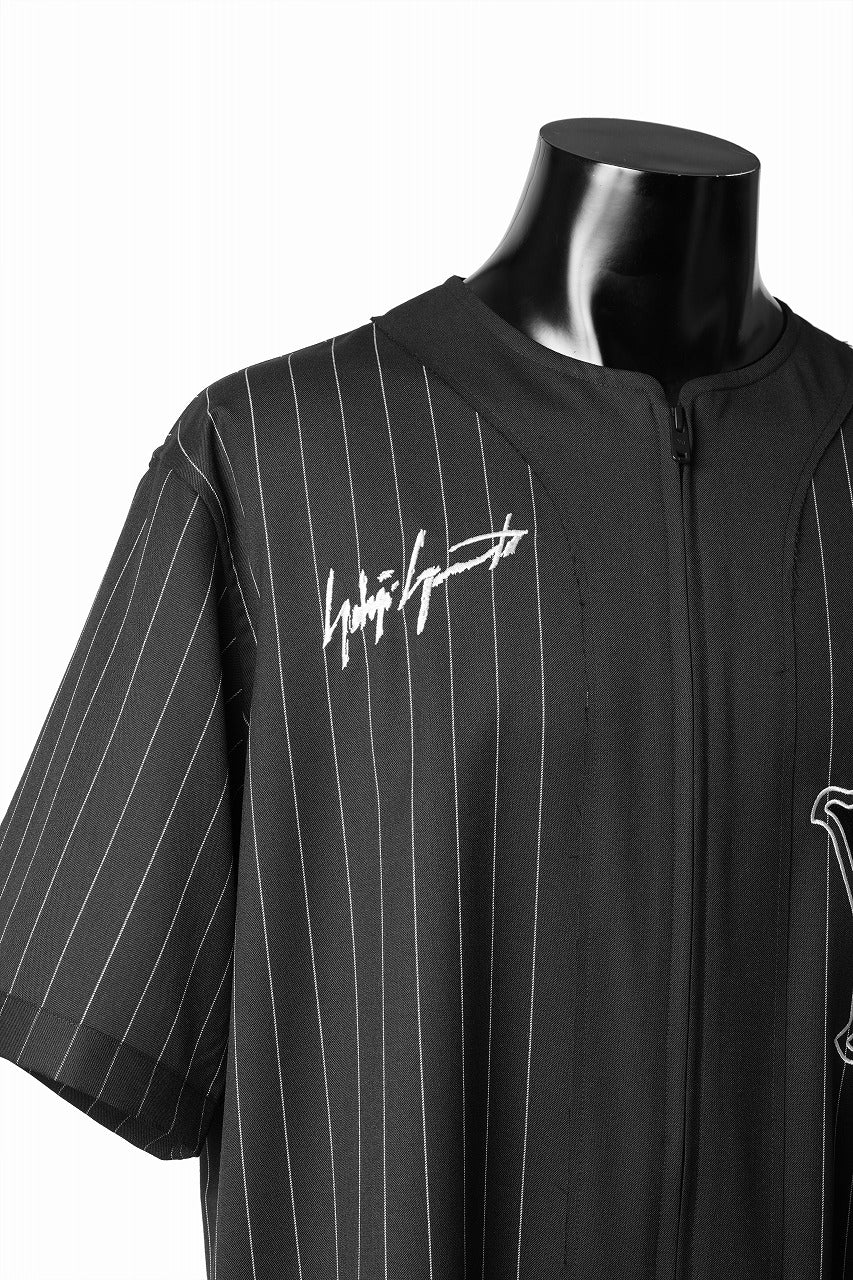 Load image into Gallery viewer, Y-3 Yohji Yamamoto ELITE 5 ZIP BASEBALL SHIRT (BLACK)