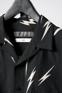 Load image into Gallery viewer, Y's for men x MASSES TE PATTERN DISCHARGE PRINT H/S SHIRT (BLACK)