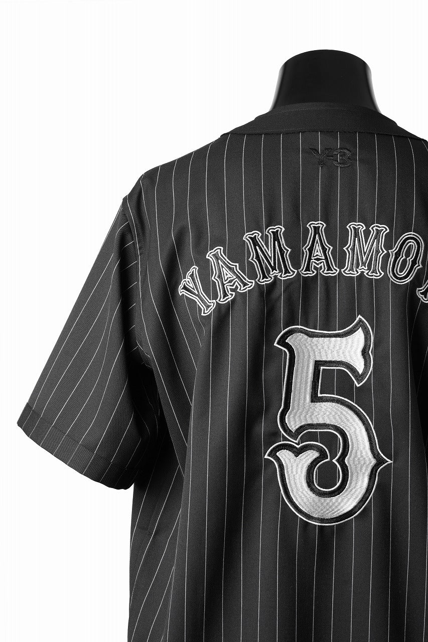 Load image into Gallery viewer, Y-3 Yohji Yamamoto ELITE 5 ZIP BASEBALL SHIRT (BLACK)