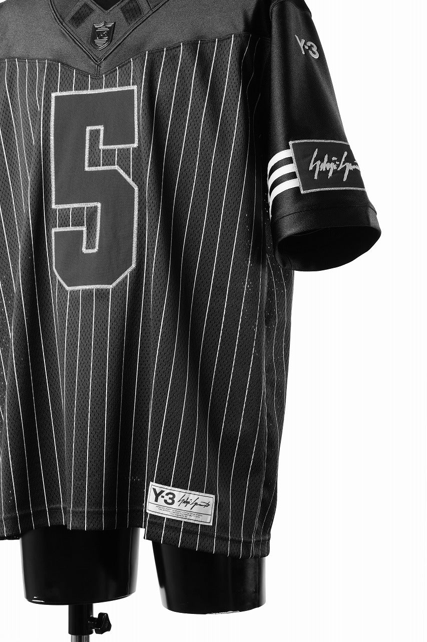 Load image into Gallery viewer, Y-3 Yohji Yamamoto ELITE 5 AMERICAN FOOTBALL JERSEY TOP (BLACK)