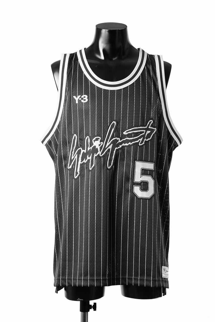 画像をギャラリービューアに読み込む, Y-3 Yohji Yamamoto ELITE 5 BASKETBALL GAME JERSEY TOP (BLACK)