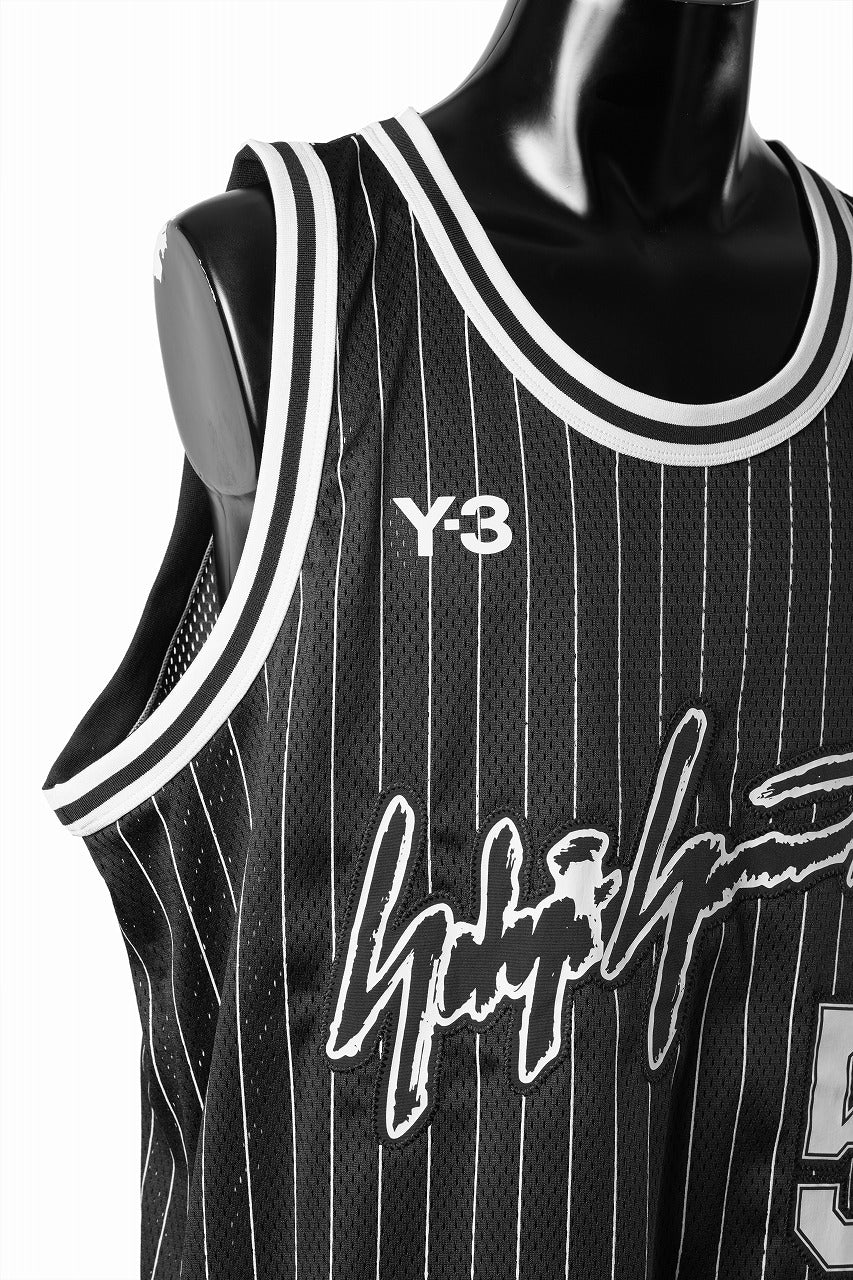 画像をギャラリービューアに読み込む, Y-3 Yohji Yamamoto ELITE 5 BASKETBALL GAME JERSEY TOP (BLACK)