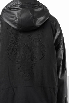 画像をギャラリービューアに読み込む, beauty : beast CONTRAST SLEEVE PADDED BLOUSON (BLACK)