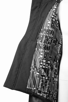 画像をギャラリービューアに読み込む, beauty : beast CONTRAST SLEEVE PADDED BLOUSON (BLACK)