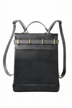 画像をギャラリービューアに読み込む, ierib exclusive GV Ruck Sack / Shell Cordovan + Horse Nubuck Leather (BLACK)
