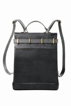 画像をギャラリービューアに読み込む, ierib exclusive GV Ruck Sack / Shell Cordovan + Horse Nubuck Leather (BLACK)