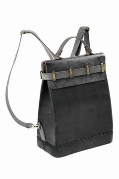 画像をギャラリービューアに読み込む, ierib exclusive GV Ruck Sack / Shell Cordovan + Horse Nubuck Leather (BLACK)