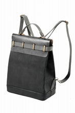 画像をギャラリービューアに読み込む, ierib exclusive GV Ruck Sack / Shell Cordovan + Horse Nubuck Leather (BLACK)