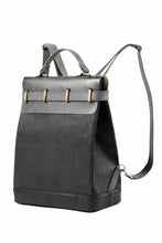 画像をギャラリービューアに読み込む, ierib exclusive GV Ruck Sack / Shell Cordovan + Horse Nubuck Leather (BLACK)