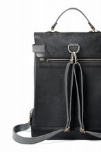 画像をギャラリービューアに読み込む, ierib exclusive GV Ruck Sack / Shell Cordovan + Horse Nubuck Leather (BLACK)