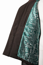 画像をギャラリービューアに読み込む, beauty : beast CONTRAST SLEEVE PADDED BLOUSON (BROWN)