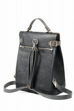 画像をギャラリービューアに読み込む, ierib exclusive GV Ruck Sack / Shell Cordovan + Horse Nubuck Leather (BLACK)