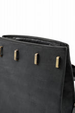 画像をギャラリービューアに読み込む, ierib exclusive GV Ruck Sack / Shell Cordovan + Horse Nubuck Leather (BLACK)