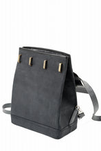 画像をギャラリービューアに読み込む, ierib exclusive GV Ruck Sack / Shell Cordovan + Horse Nubuck Leather (BLACK)
