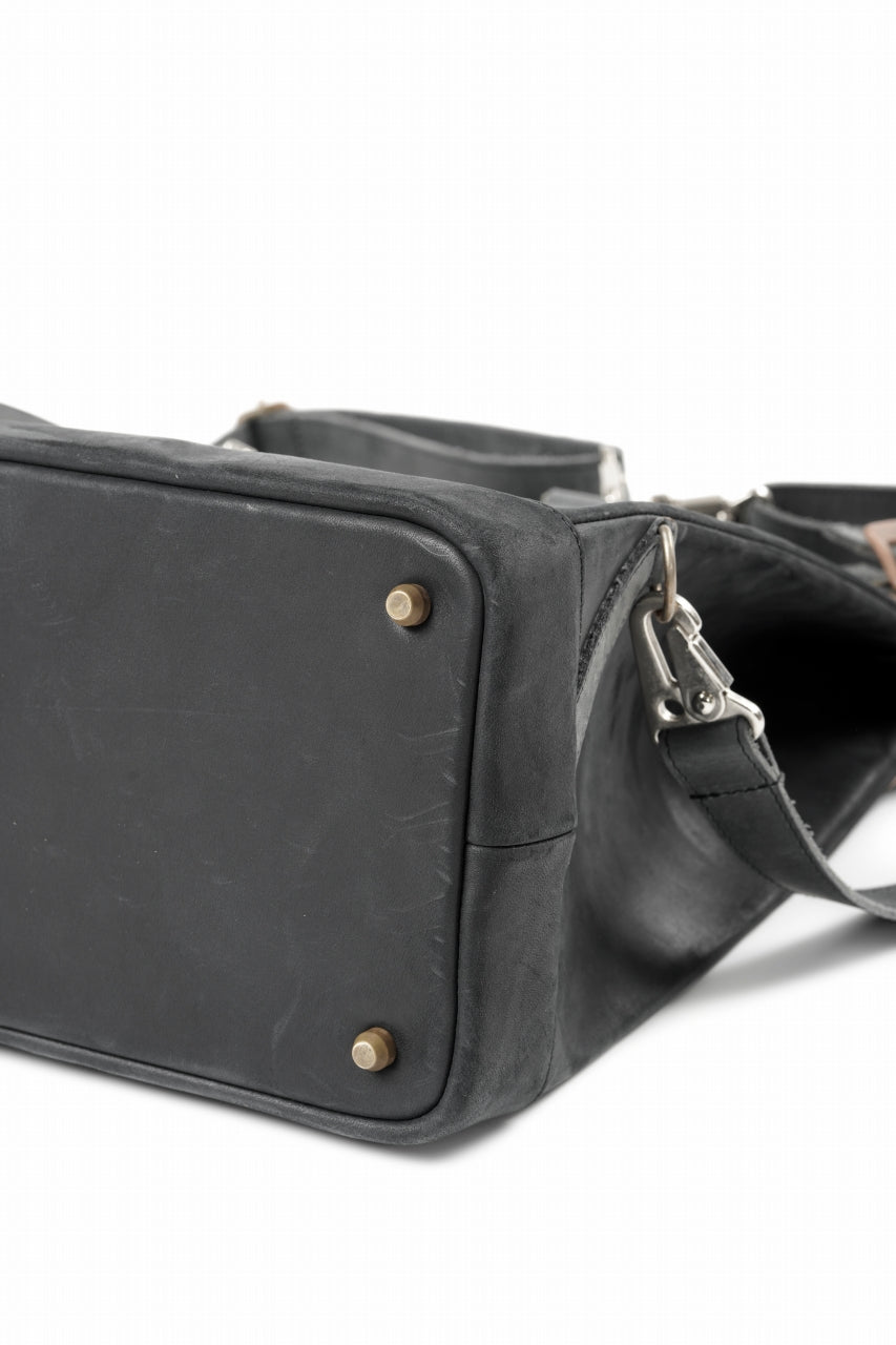 画像をギャラリービューアに読み込む, ierib exclusive GV Ruck Sack / Shell Cordovan + Horse Nubuck Leather (BLACK)