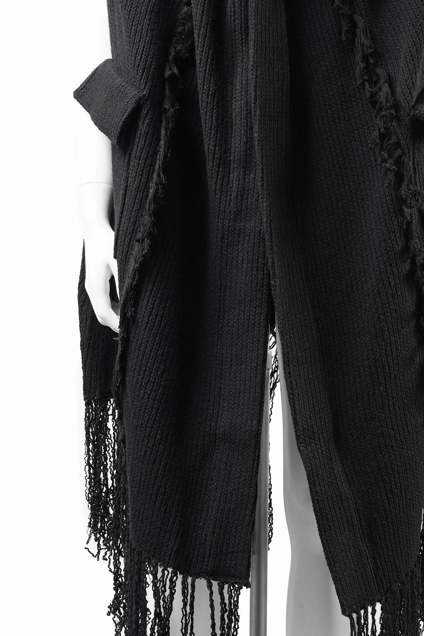 Load image into Gallery viewer, 【SAMPLE SALE】A.F ARTEFACT KNIT WAIST COAT (BLACK)
