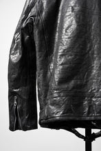 画像をギャラリービューアに読み込む, ISAMU KATAYAMA BACKLASH ITALY SHOULDER GARMENT-DYED D-POCKET DOUBLE RIDERS (BLACK)