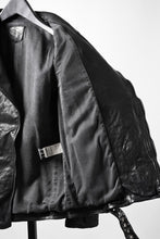 画像をギャラリービューアに読み込む, ISAMU KATAYAMA BACKLASH ITALY SHOULDER GARMENT-DYED D-POCKET DOUBLE RIDERS (BLACK)
