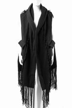 Load image into Gallery viewer, 【SAMPLE SALE】A.F ARTEFACT KNIT WAIST COAT (BLACK)