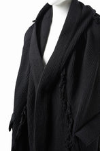 Load image into Gallery viewer, 【SAMPLE SALE】A.F ARTEFACT KNIT WAIST COAT (BLACK)