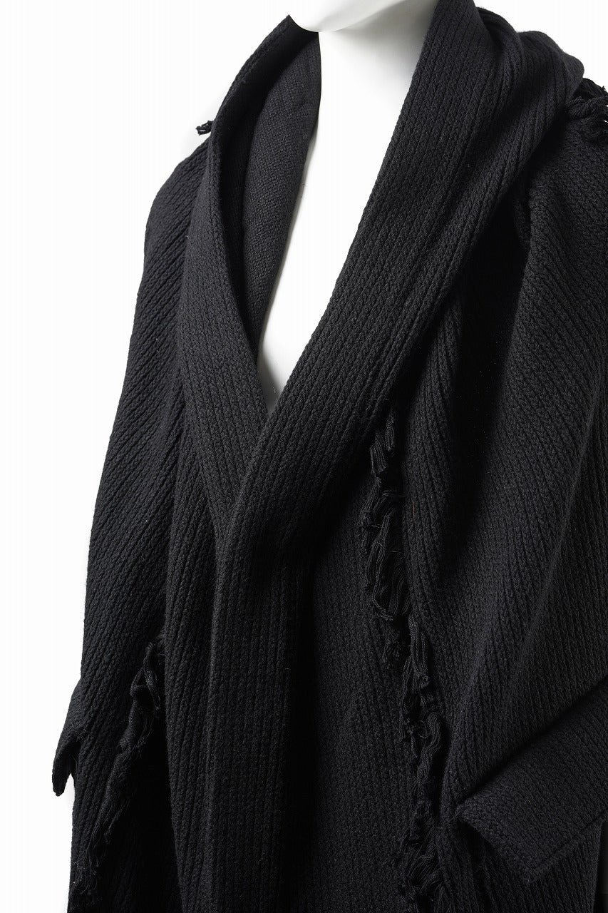 Load image into Gallery viewer, 【SAMPLE SALE】A.F ARTEFACT KNIT WAIST COAT (BLACK)