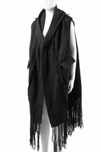 Load image into Gallery viewer, 【SAMPLE SALE】A.F ARTEFACT KNIT WAIST COAT (BLACK)