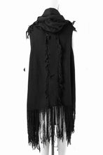 Load image into Gallery viewer, 【SAMPLE SALE】A.F ARTEFACT KNIT WAIST COAT (BLACK)