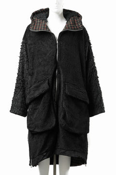 Load image into Gallery viewer, 【SAMPLE SALE】A.F ARTEFACT REVERSIBLE HOODIE COAT (BLACK)