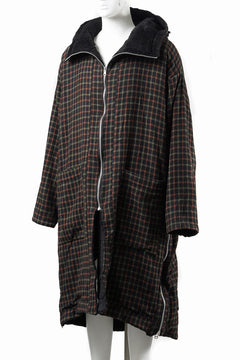 Load image into Gallery viewer, 【SAMPLE SALE】A.F ARTEFACT REVERSIBLE HOODIE COAT (BLACK)