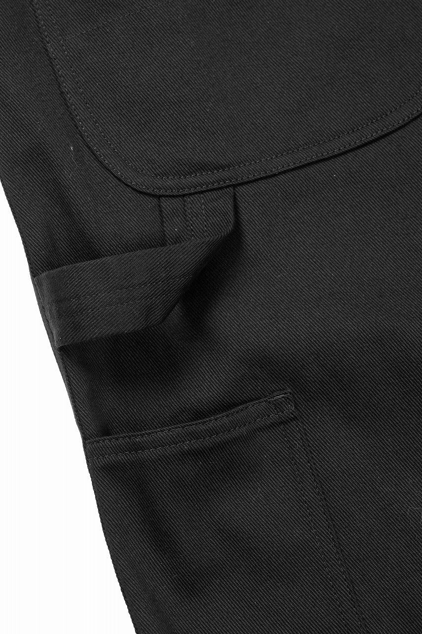 画像をギャラリービューアに読み込む, Y&#39;s for men PAINTER PANTS / 10S KATSURAGI COTTON (BLACK)