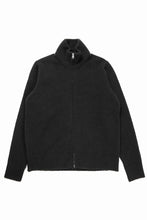 Load image into Gallery viewer, Ten c MAGLIERIA MAGLIA APERTA / BRUSHED STRETCH WOOL (NERO)