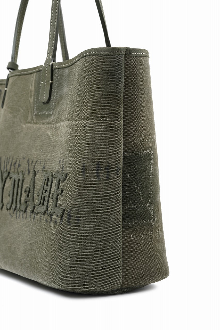 Load image into Gallery viewer, READYMADE CALI DOROTHY BAG MEDIUM - Remade from Vintage Military Canvas (KHAKI #A)