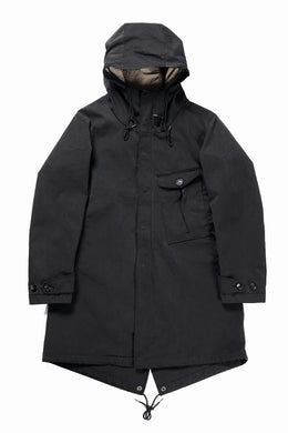 Ten c CYCLONE PARKA / GARMENT DYED OJJ (NERO)