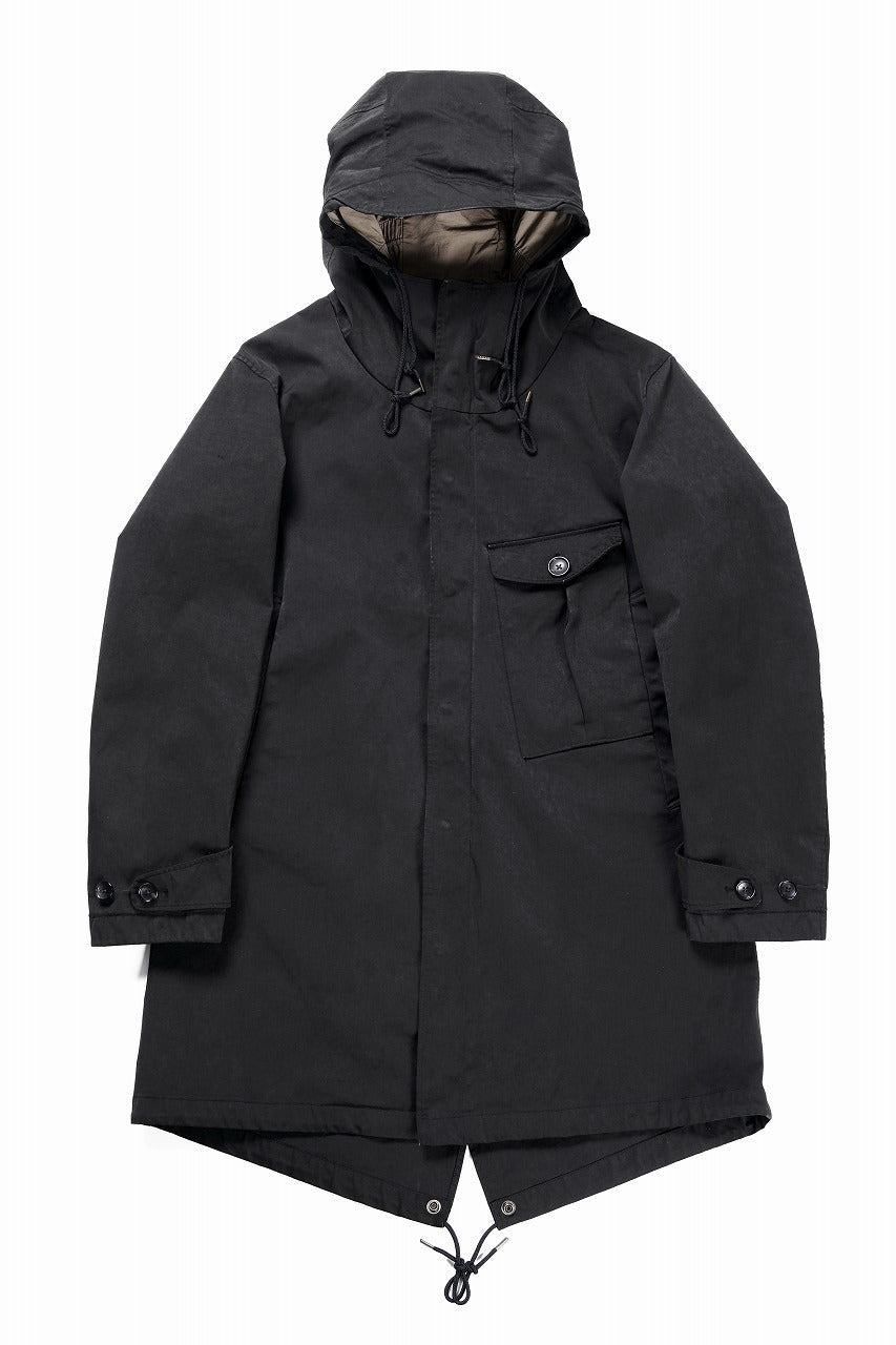 Load image into Gallery viewer, Ten c CYCLONE PARKA / GARMENT DYED OJJ (NERO)