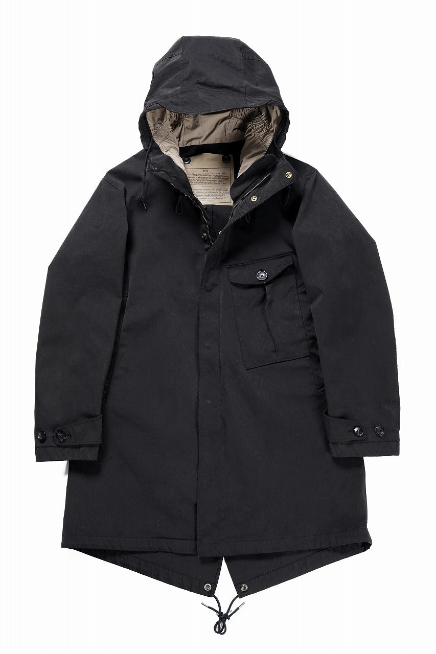 Load image into Gallery viewer, Ten c CYCLONE PARKA / GARMENT DYED OJJ (NERO)