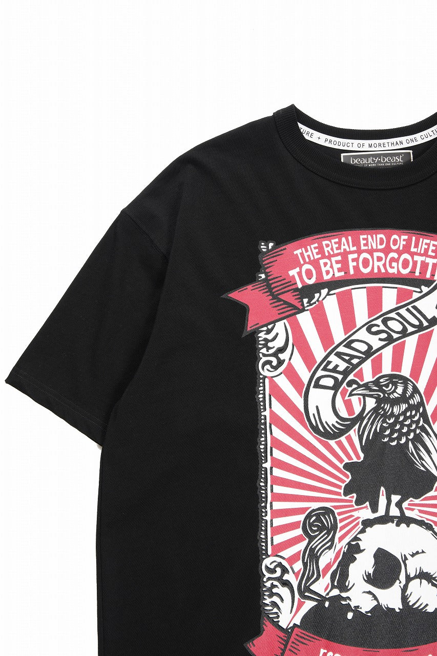画像をギャラリービューアに読み込む, beauty : beast ESSENTIAL GRAPHIC LINE TEE (REQUIEM / BLACK)