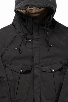 Load image into Gallery viewer, Ten c TEMPEST ANORAK JACKET / GARMENT DYED OJJ (NERO)