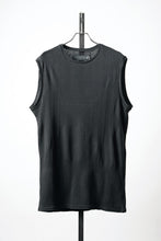 画像をギャラリービューアに読み込む, A.F ARTEFACT DEFORMED STRIPE PATTERN TANK TOP (BLACK)
