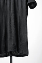 画像をギャラリービューアに読み込む, A.F ARTEFACT DEFORMED STRIPE PATTERN SLIM TEE (BLACK)