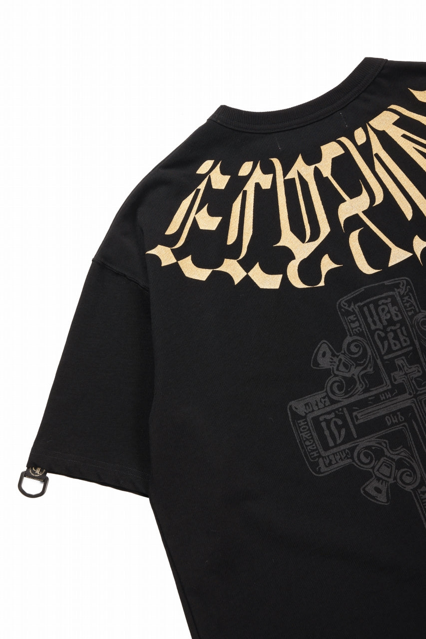 画像をギャラリービューアに読み込む, beauty : beast ESSENTIAL GRAPHIC LINE TEE (CROSS / BLACK)